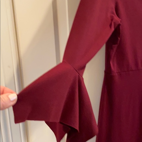 Susana Monaco burgundy fit dress - Picture 3 of 5